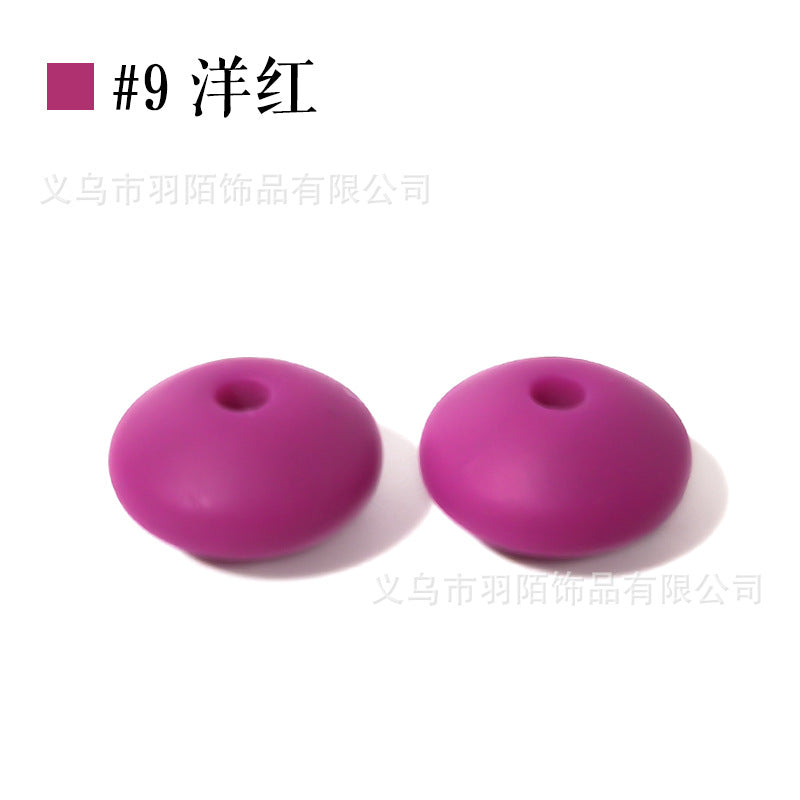 Wholesale 100PCS Silicone Abacus Beads
